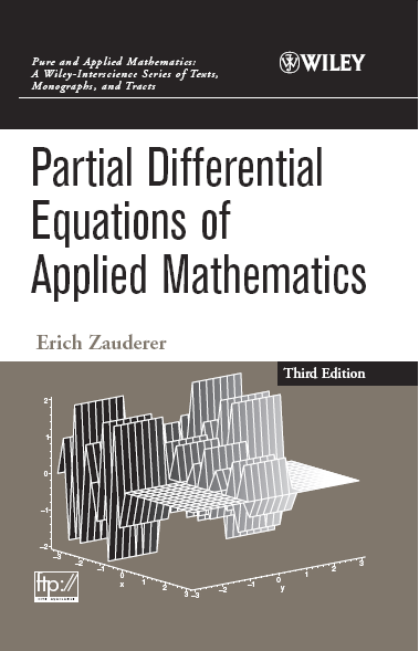 Partial Differential Equations of Applied Mathematics, Third Edition