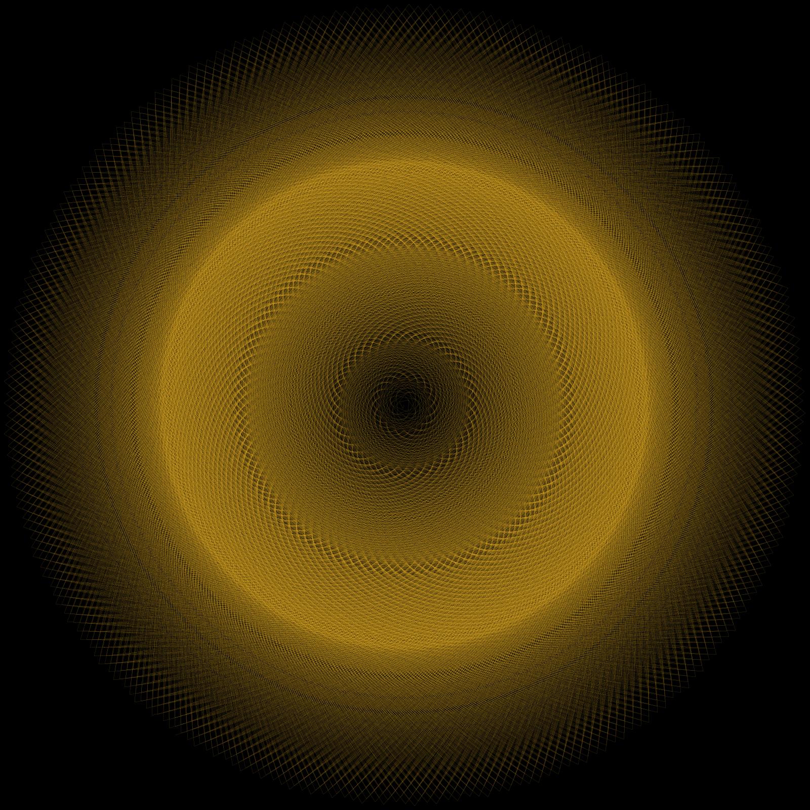 A sunflower plot created in Maple