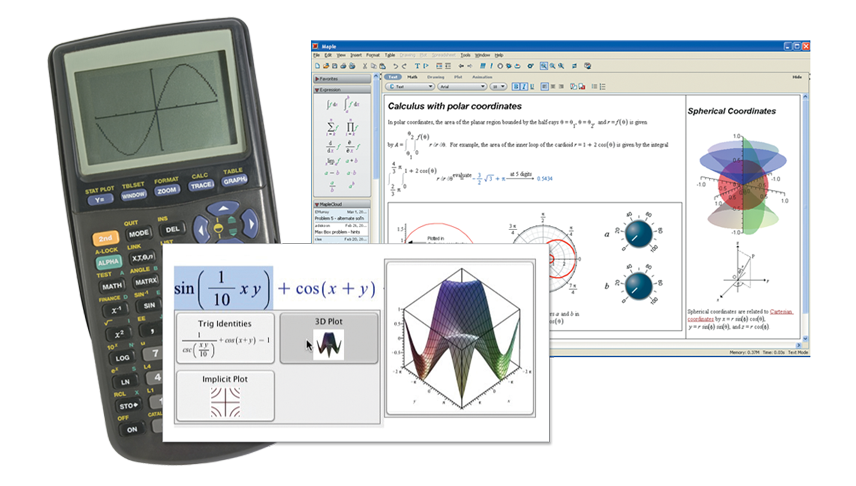 Why is Maple better than a graphing calculator?